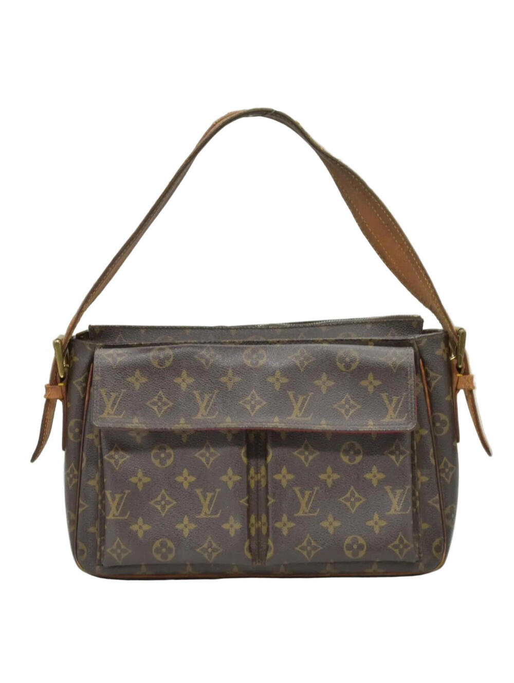 2006 LOUIS VUITTON Monogram Viva Cite GM Shoulder Bag CA1006